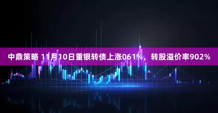 中鼎策略 11月10日重银转债上涨061%，转股溢价率902%